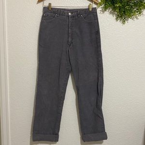 Sergio Valente Gray Corduroy Pants